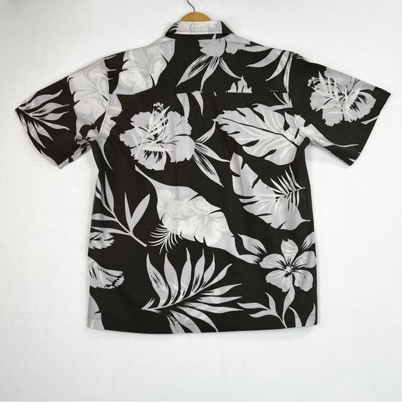 Billabong Hawaiian/ tropical shirt brown/ white men’s medium - Picture 8 of 12